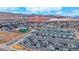 Suburban neighborhood aerial view of community at 19755 W 57Th Cir, Golden, CO 80403