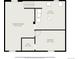 Floorplan of basement with Recreation Room, Utility, Bedroom, and Walk-In Closet labeled at 9731 W Polk Dr, Littleton, CO 80123