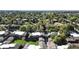 Bird's eye view showcasing the well-manicured lawns and the close proximity of the houses at 1242 S Crystal Way, Aurora, CO 80012