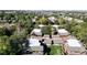 A high angle aerial view of residential area full of trees and homes at 1242 S Crystal Way, Aurora, CO 80012