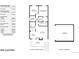 Floor plan showing the layout of the main floor with kitchen, living room, bath, and bedrooms at 1242 S Crystal Way, Aurora, CO 80012