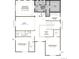Upstairs floor plan with primary bedroom with ensuite bath, two more bedrooms, loft, and laundry room at 1361 Lumber Ridge N Cir, Erie, CO 80516