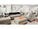 Cozy living room showcasing a plush sectional sofa and ottoman, perfect for relaxing and entertaining at 6393 N Malaya St, Aurora, CO 80019