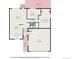 Detailed floor plan showcasing the layout of the home's living spaces, bedrooms, kitchen, and garage at 1641 Biscay Cir, Aurora, CO 80011