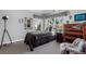 Comfortable bedroom with grey walls, complemented by stylish furnishings and decor at 2411 S Milwaukee St, Denver, CO 80210