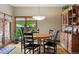 Bright dining area with hardwood floors, a large window with outdoor views, and a decorative china cabinet at 2411 S Milwaukee St, Denver, CO 80210