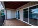 Private balcony with sliding glass doors, leading to the living area at 12338 W Dorado Pl # 206, Littleton, CO 80127