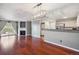 Inviting living room featuring fireplace, and an open floor plan with hardwood floors at 12338 W Dorado Pl # 206, Littleton, CO 80127