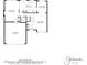 Detailed floorplan showcasing the layout of the first floor with labeled rooms and dimensions at 19428 E Crestridge Cir, Centennial, CO 80015