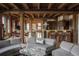 Bright, open floor plan with exposed beams, brick walls and modern furnishings at 1628 14Th St # 6A, Denver, CO 80202