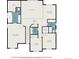 Detailed second-floor floor plan showcasing bedrooms, bathrooms, and sitting room layout at 7004 S Addison Ct, Aurora, CO 80016