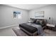 Bedroom with an area rug, a modern style bed, and two nightstands at 16069 Pikes Peak Dr, Broomfield, CO 80023