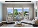 This main bedroom is bright with a sitting area and large windows with views at 16069 Pikes Peak Dr, Broomfield, CO 80023