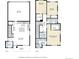 Combined first and second floor plans offering a comprehensive overview of the property's layout and dimensions at 1310 Hoyt St # 6, Lakewood, CO 80215