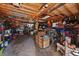 Spacious garage interior with plenty of storage at 28539 Douglas Park Rd, Evergreen, CO 80439