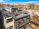 Spacious rooftop deck with seating, offering panoramic city views at 1845 W 33Rd Ave, Denver, CO 80211
