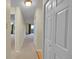 Hallway providing access to rooms, with closet for storage and balcony views at 635 S Alton Way # 6A, Denver, CO 80247