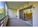Enclosed patio with sliding glass doors offering beautiful views at 635 S Alton Way # 6A, Denver, CO 80247