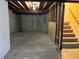 Unfinished basement offers potential for customization and added living space at 17969 E Brown Pl, Aurora, CO 80013