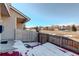 View from the deck overlooking the backyard and neighborhood at 1179 S Waco St # E, Aurora, CO 80017