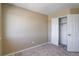 Spacious bedroom with neutral walls and carpet at 1179 S Waco St # E, Aurora, CO 80017