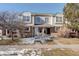 Inviting exterior of a townhome with stone and siding at 1179 S Waco St # E, Aurora, CO 80017