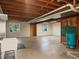 Spacious unfinished basement with utility sink and roughed in plumbing at 11824 E Basswood Ln, Franktown, CO 80116