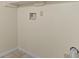 Laundry room with tile flooring and hookups ready for a washer and dryer installation at 19828 E Brown Pl, Aurora, CO 80013