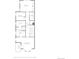 Upstairs floor plan featuring bedrooms, bathrooms, and walk in closet at 1551 S Grant St, Denver, CO 80210