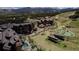 Overhead view of ski resort amenities, lodging, ski lifts, and landscaped grounds at 107 Ski Watch Rd # 32, Breckenridge, CO 80424