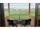 Enjoy scenic views from this private balcony overlooking the community green space and walking path at 16491 Fairway Dr, Commerce City, CO 80022