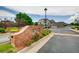 Community entrance with brick signage and landscaping at 16312 E Fremont Ave # 2, Aurora, CO 80016