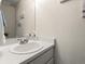 Bathroom featuring a sink, mirror, and decorative accents at 10415 Owens Cir, Broomfield, CO 80021