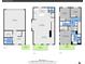 Detailed floor plan showcasing the layout of a three-story home with dimensions for each room at 11250 Florence St # 21A, Commerce City, CO 80640
