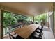 Covered deck with ample dining space and outdoor kitchen at 2480 W Jamison Way, Littleton, CO 80120