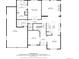 Main floorplan showcasing layout of primary bedroom, kitchen, dining area, office, garage, living room, and bathrooms at 2480 W Jamison Way, Littleton, CO 80120
