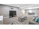 Large finished basement offering a cozy place to relax and entertain friends and Gathering at 7426 Blue Water Ln, Castle Rock, CO 80108