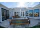 A beautifully decorated patio with comfortable seating for relaxing and entertaining guests at 367 Josef Cir, Fort Lupton, CO 80621