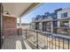 Private balcony overlooking community and courtyard at 9639 Browns Peak Cir, Littleton, CO 80125