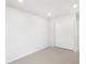 Spacious bedroom showcasing a large closet with modern, neutral carpet and recessed lighting at 571 Homestead Ave, Brighton, CO 80601