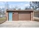 Spacious detached two car garage with a side service door at 2686 S Gilpin St, Denver, CO 80210