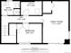Layout of home showing the bedroom, bath, utility room, hall and Gathering room dimensions at 2511 S Clarkson St, Denver, CO 80210