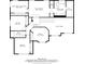 Detailed floor plan showcases the layout of the home's second floor, highlighting bedroom locations and size at 10701 Flagler Dr, Parker, CO 80134