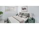 Comfortable bedroom with plush bedding, stylish decor and a large window at 2203 S Holly St # 3, Denver, CO 80222