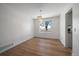 Bright dining room featuring hardwood floors, recessed lighting, and a view to the outdoors at 10092 Lee St, Broomfield, CO 80021