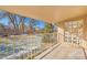 Balcony with a view of green space and trees at 765 S Alton Way # 6B, Denver, CO 80247