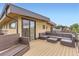 Spacious rooftop deck featuring ample seating and stylish decor, ideal for outdoor enjoyment at 4170 Vrain St, Denver, CO 80212