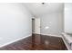 Spacious bedroom features vaulted ceilings and rich wood flooring throughout at 21593 Hill Gail Way, Parker, CO 80138