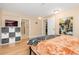 Neutral colored bedroom with hardwood flooring and walk-in closet at 21593 Hill Gail Way, Parker, CO 80138