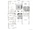 Detailed floor plan featuring a gourmet kitchen, great room, owner's suite, study, and two-car garage at 4748 Twelve Oaks Way, Castle Rock, CO 80104